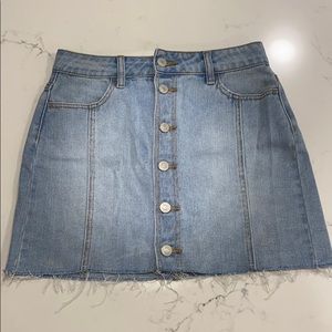 jean skirt